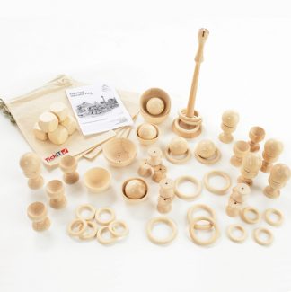 Träfigurer stor sats