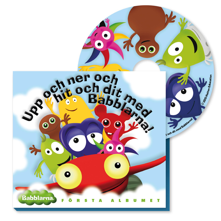 Babblarna Första albumet - Upp och ner och hit och dit