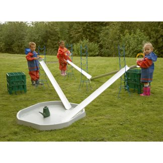 Ställning hög, till vattenkanal