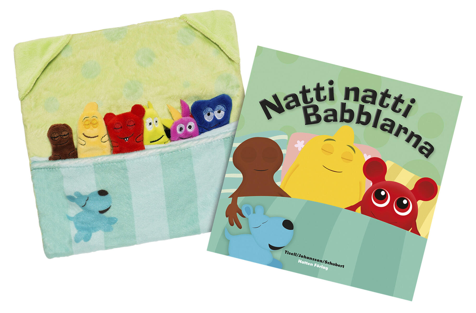 Babblarna Paket med bok och godnattleksak