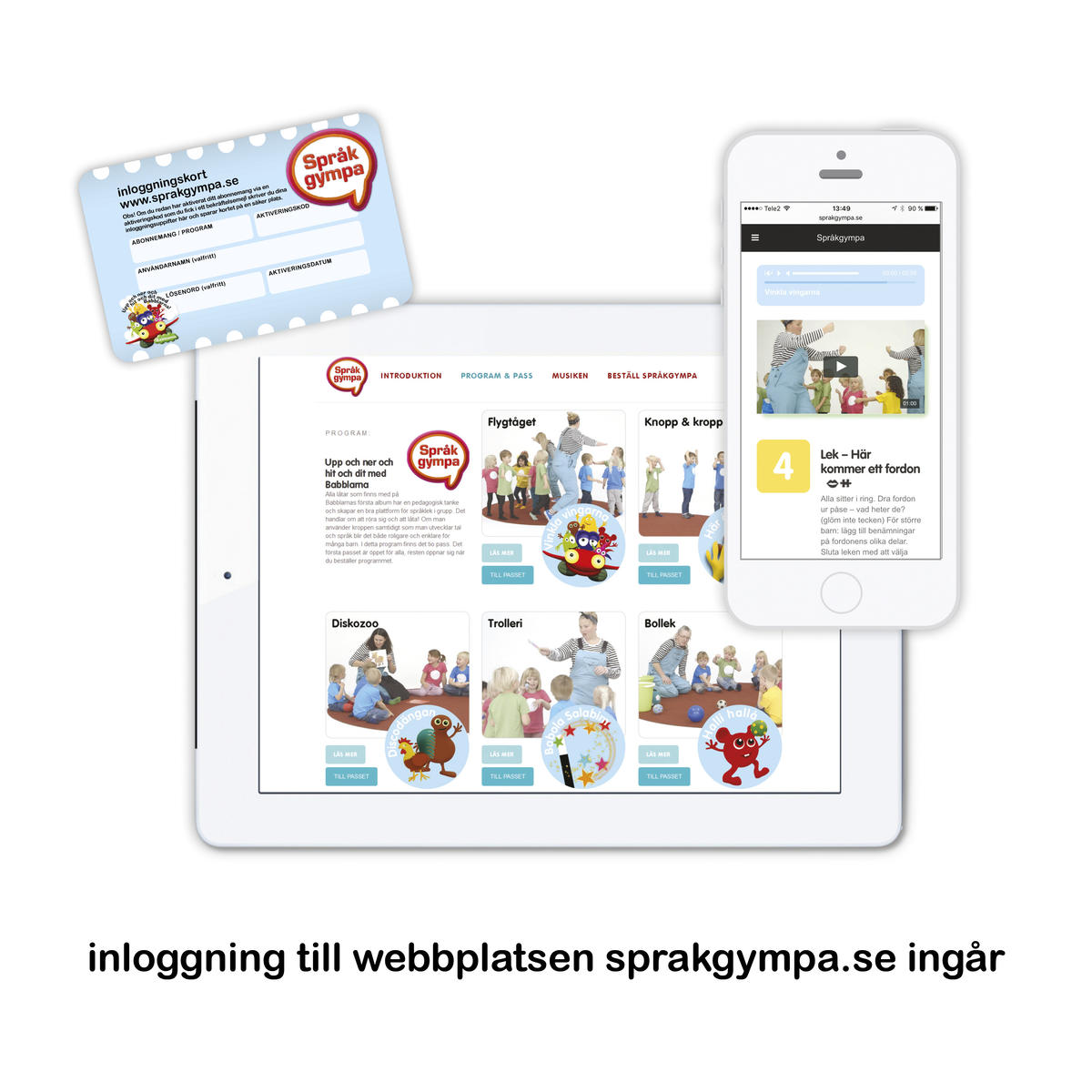 SpråkGympa ledarlåda, Babblarna 1 - Bild 3