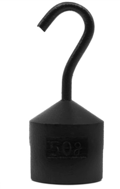 Vikt med krok, 50 gram