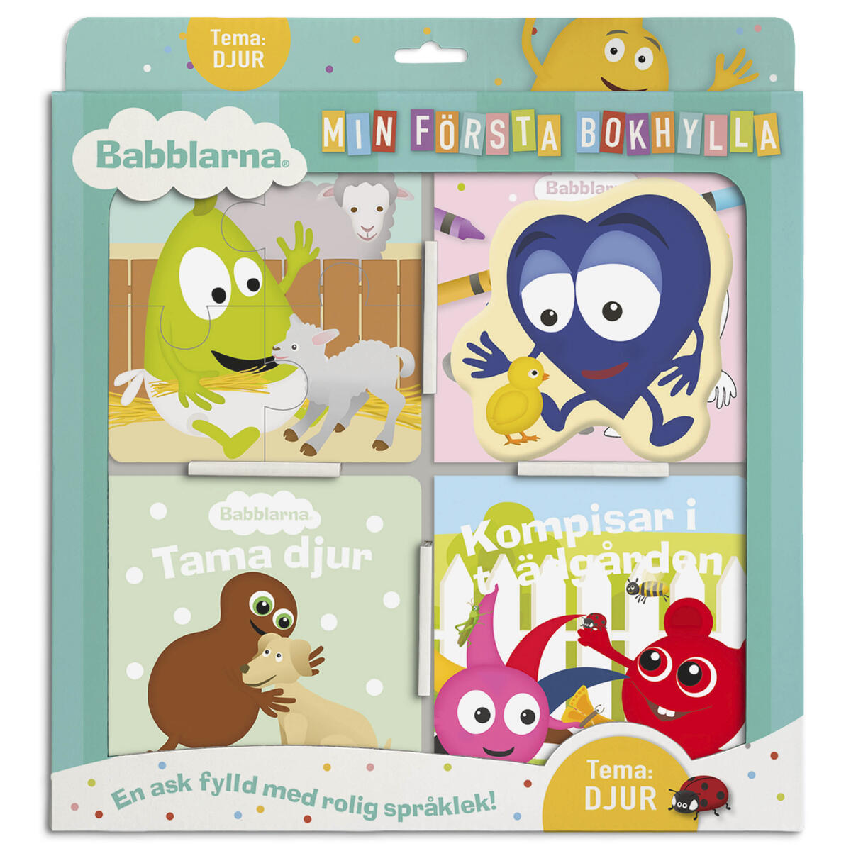 Babblarna Min första bokhylla DJUR