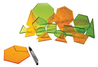 Geometriska transparenta former