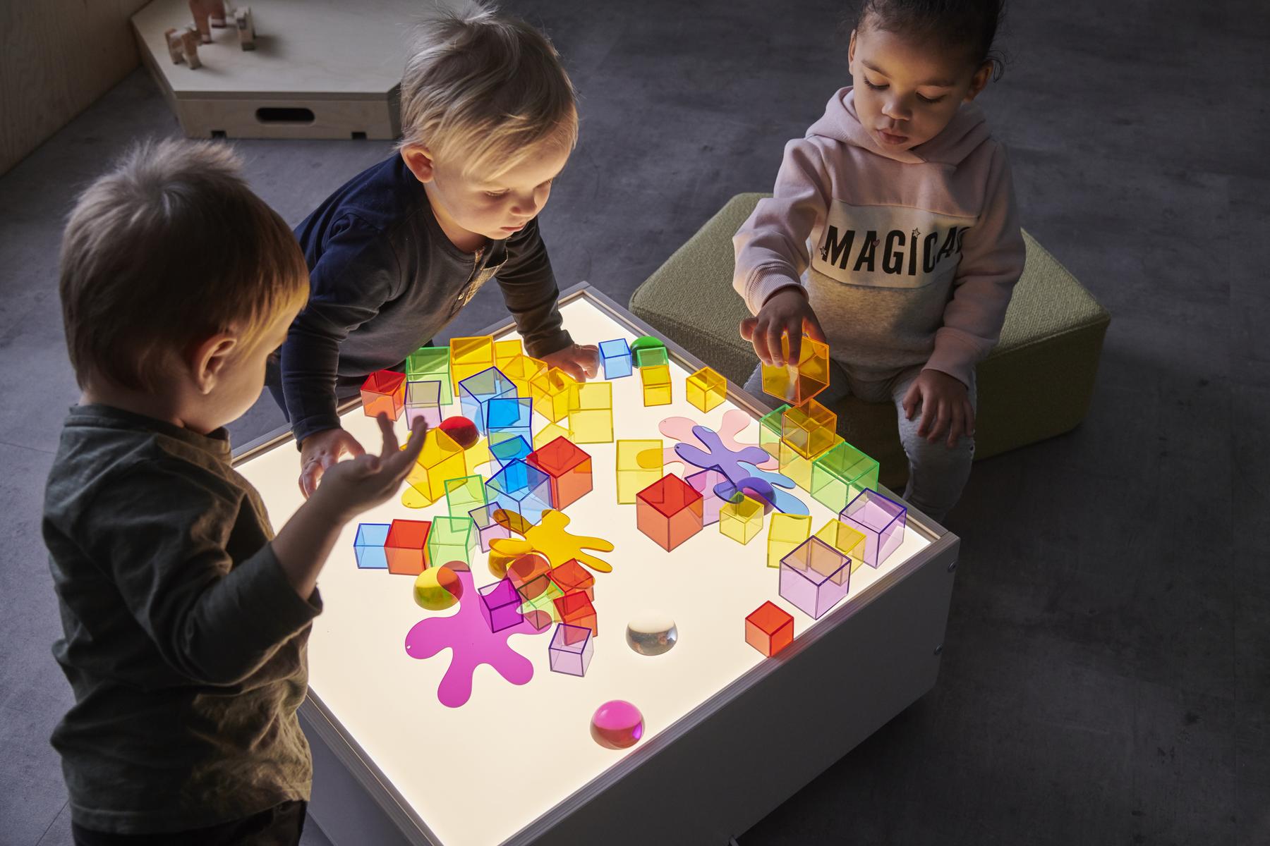 Ljusbord Jeanette Vitpigmenterad 124x64x40 - Bild 3