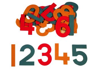 Stora siffror med aritmetiska tecken