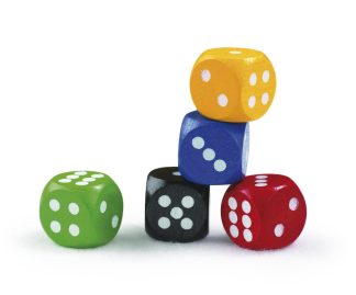 Tärningar olika färger 20st_fp