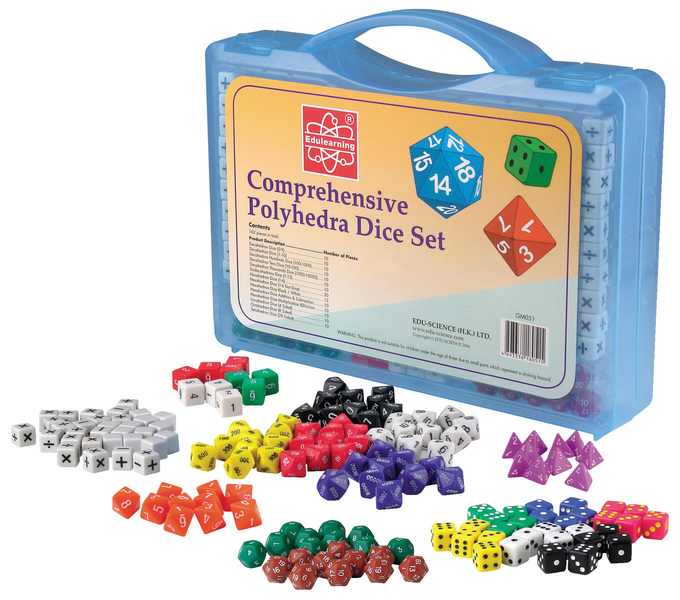 Skolset med tärningar 162 st/fp