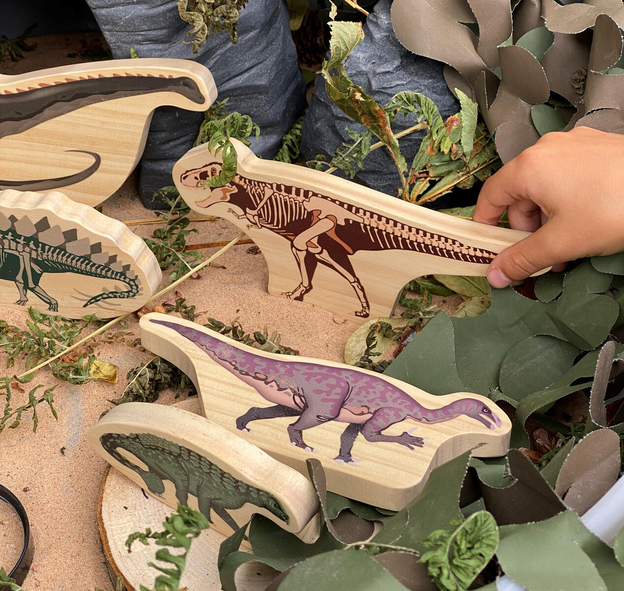 Dinosaurier Träfigurer - Bild 4