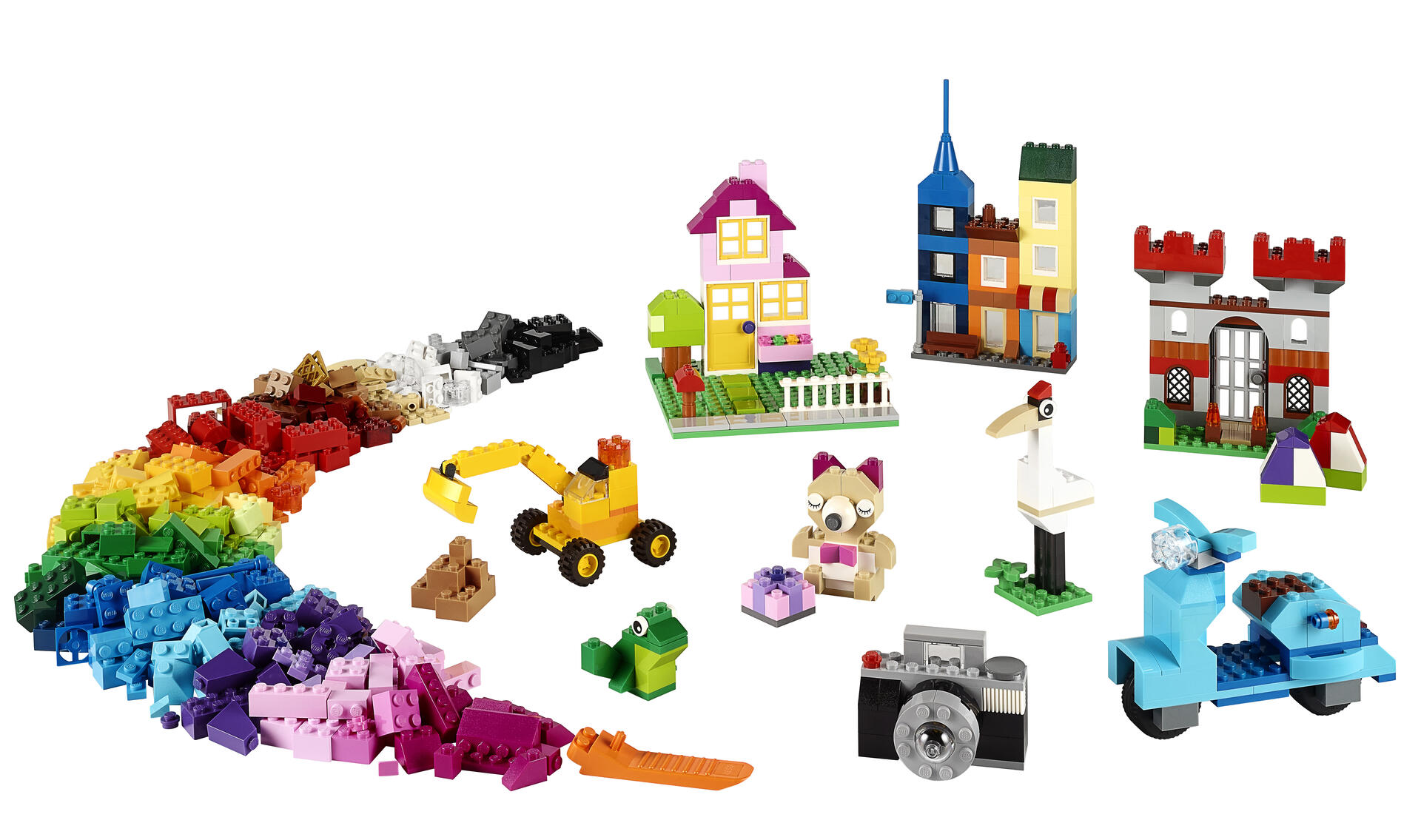 LEGO® Fantasiklosslåda stor 790 delar