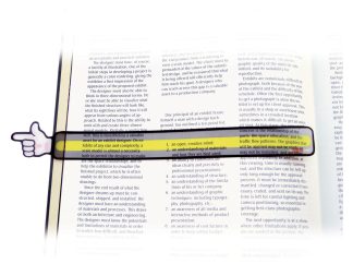 Pek- och läslinjal 12st