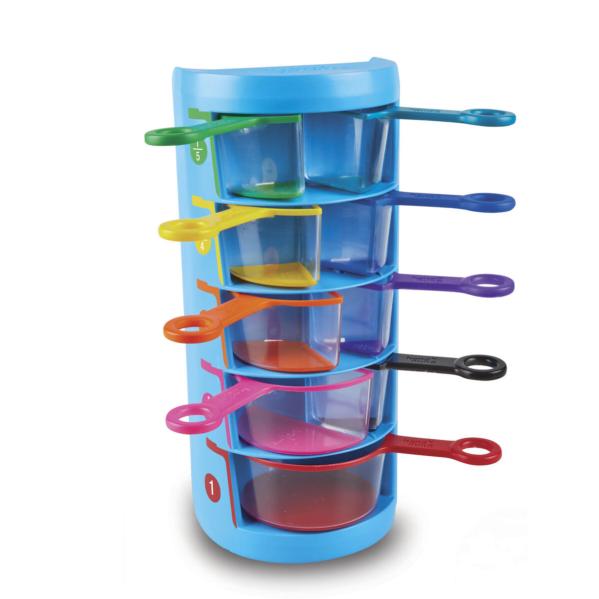 Måttkoppar bråk 9-delar