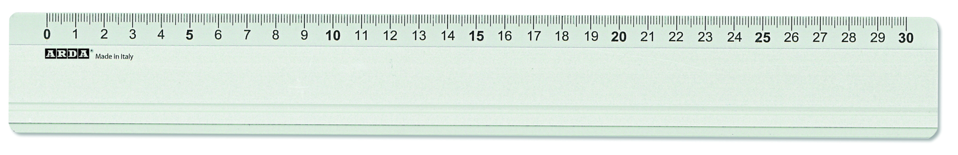 Linjal i aluminium 30 cm