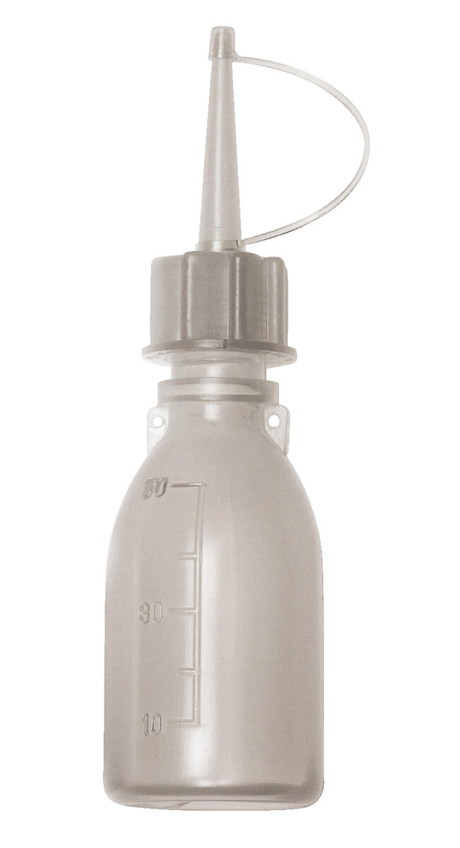 Droppflaska i plast 50 ml.