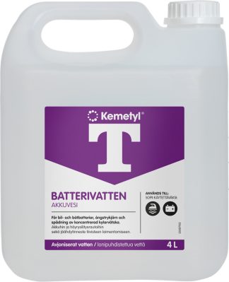 Avjoniserat vatten 4L