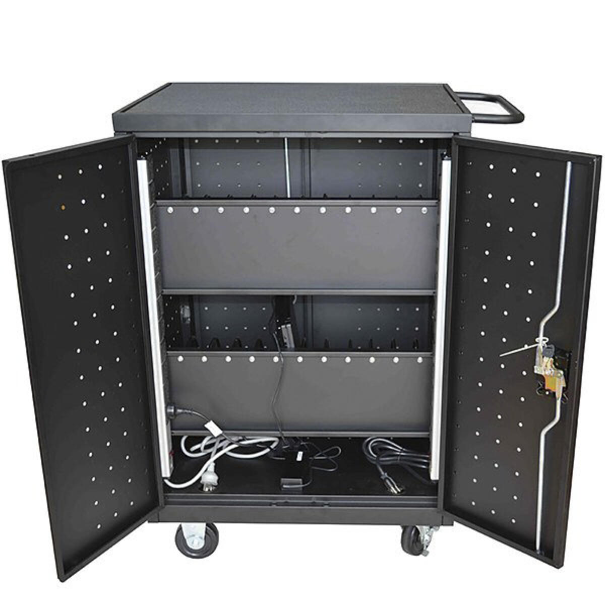 Laddvagn i stål för 24 laptops - Bild 2