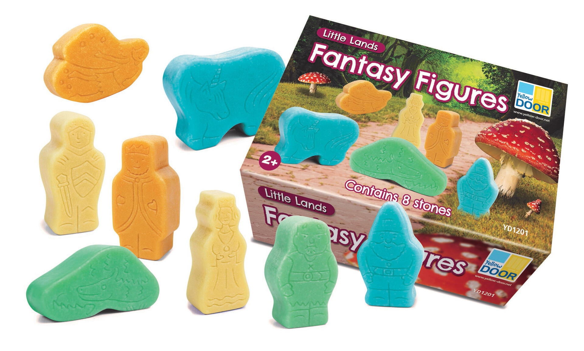 Sagofigurer av sten 8st