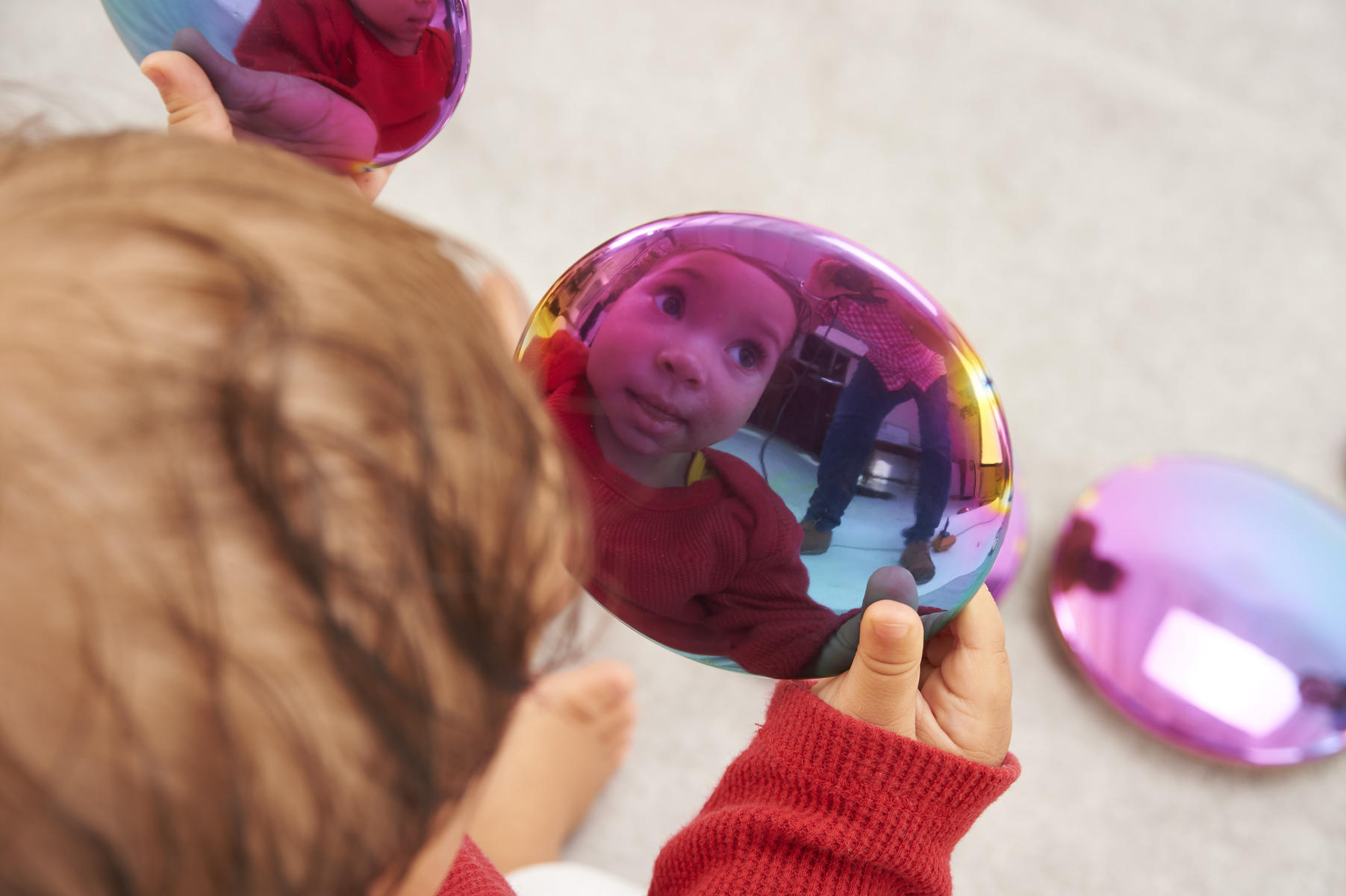 Reflekterande multifärgade knappar - Bild 2