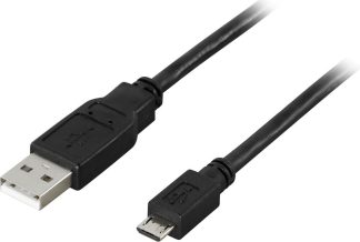 USB-kabel 2.0, Typ A hane - Typ Micro-B hane, 0,5m