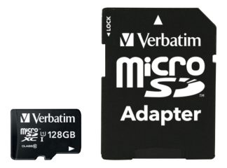 Minneskort SD-micro, 128GB med adapter