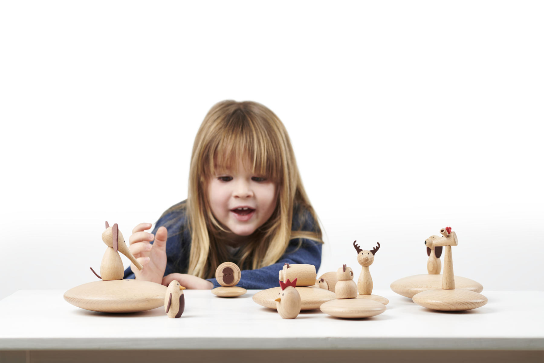 Figurer i trä, djur - Bild 2