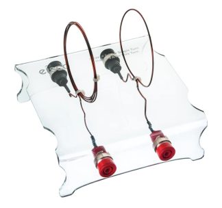 Magnetfält demo, vertikala spolar