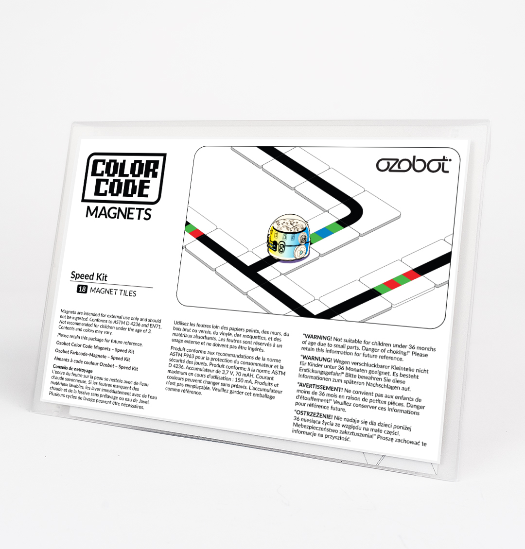 Ozobot Color Code Magnets - Special Moves Kit 18 st/fp - Bild 2