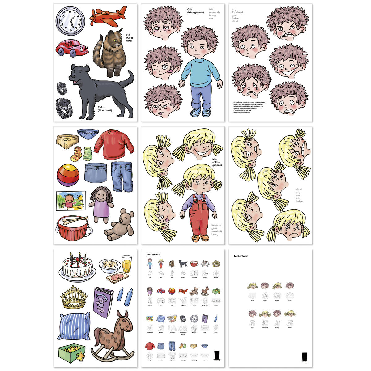 Olle & Mia Klippdockor & föremål paket 1 - Bild 4