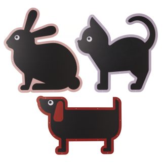 Utomhustavla Djur 3 st/fp