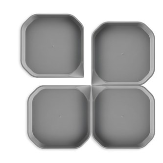 Brickor för sortering 4st. Grå. - Bild 2