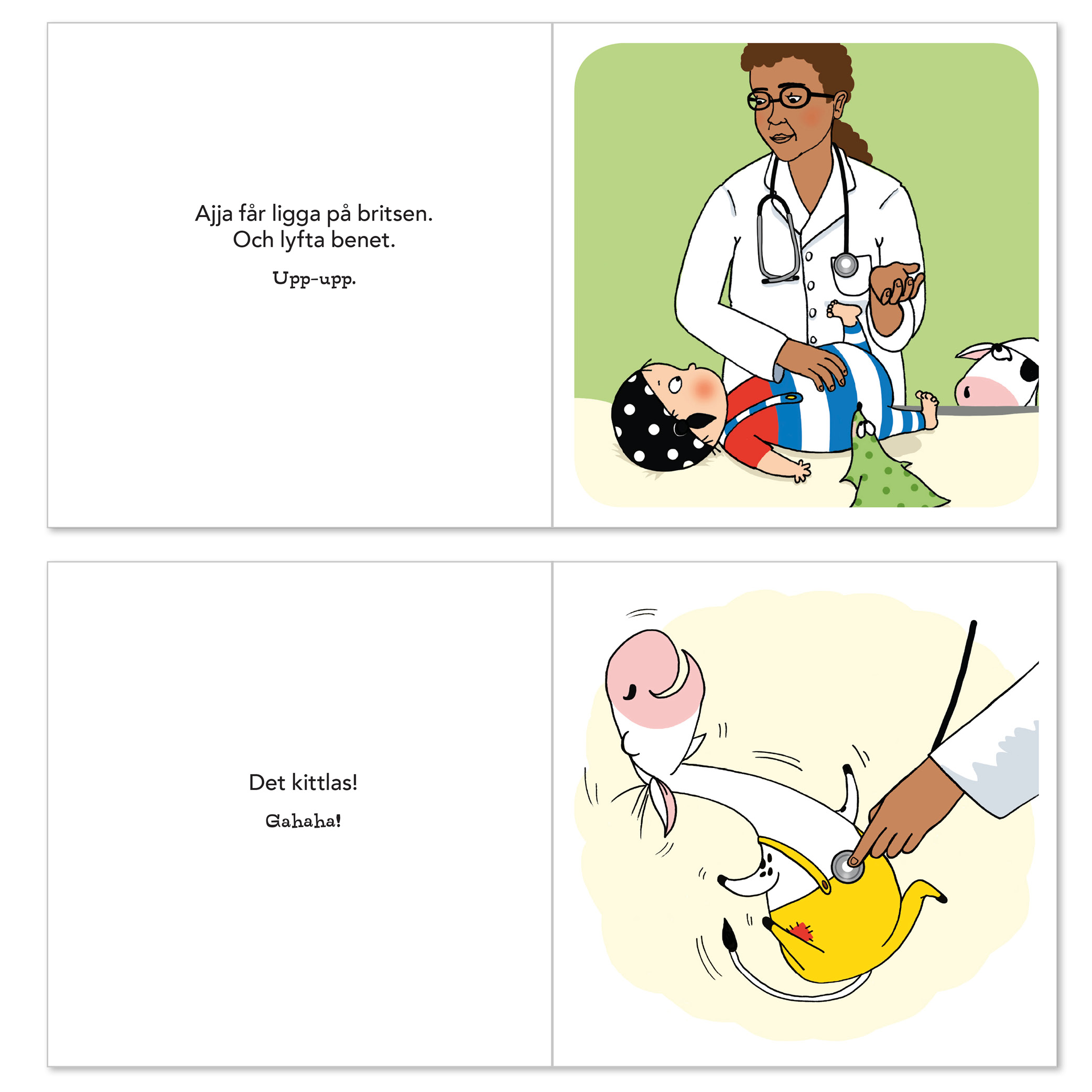 Ajja & Bajja hos doktorn, bok - Bild 5