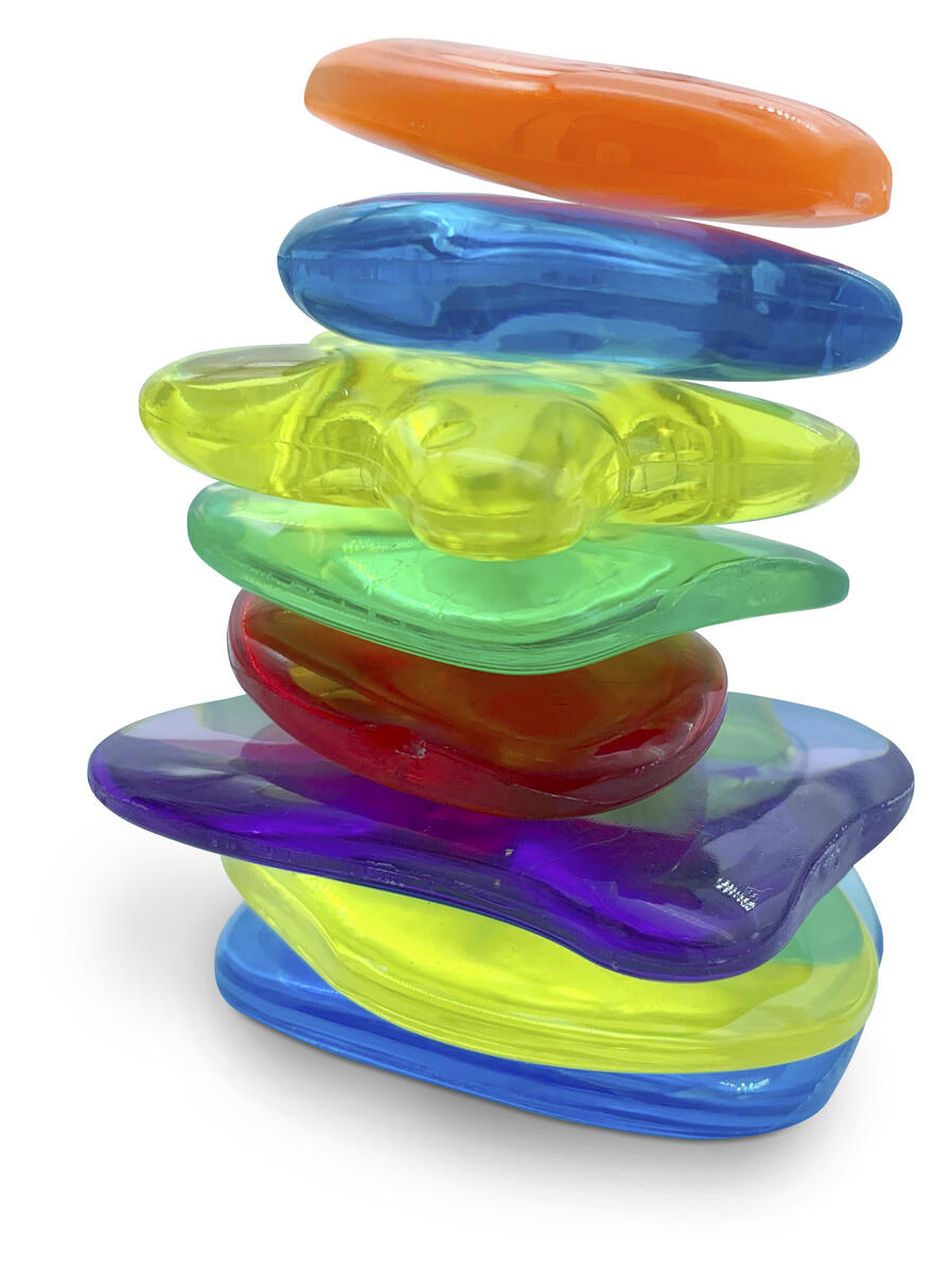 Lärostenar för ljusbordet 48st - Bild 3