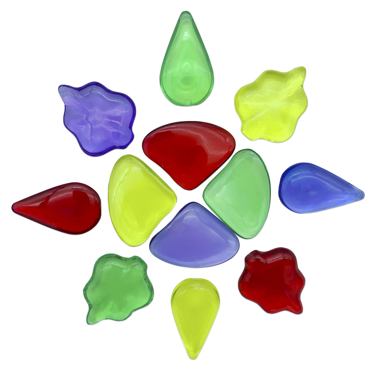 Lärostenar för ljusbordet 48st - Bild 4