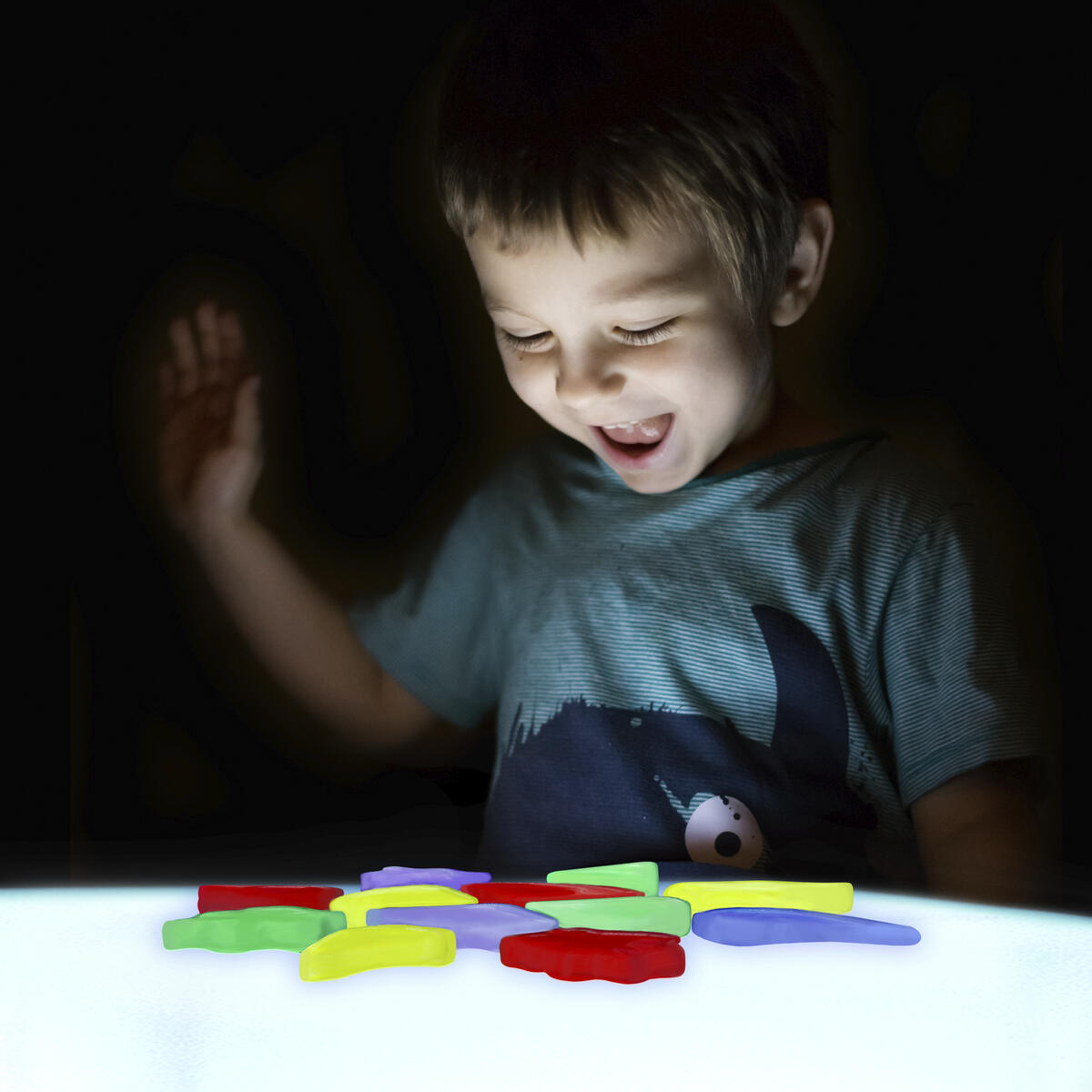 Lärostenar för ljusbordet 48st - Bild 2